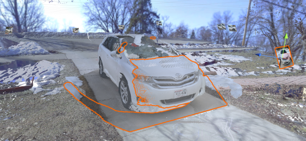 3D scan of a vehicle