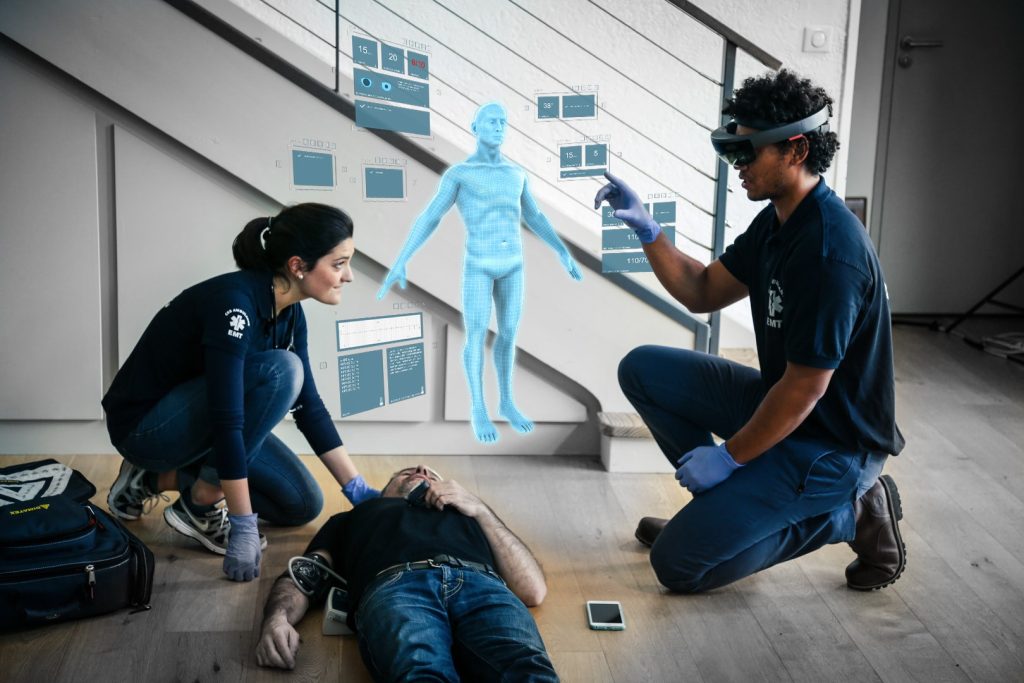 Emergency responder AR concept image